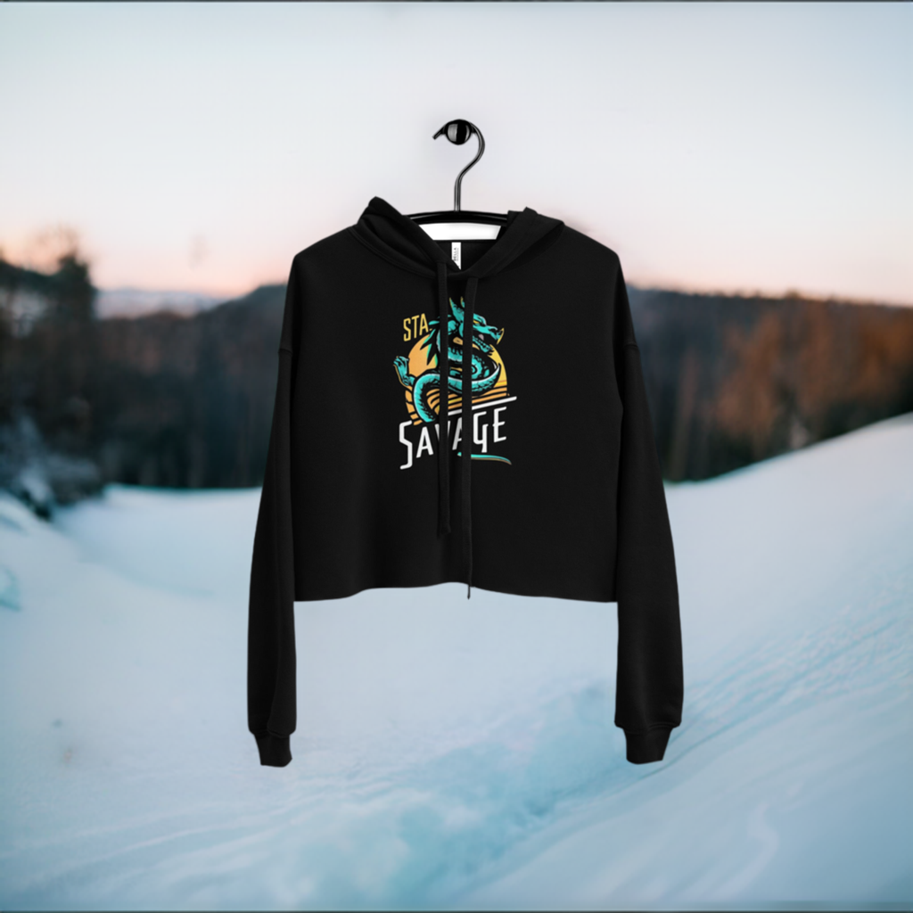 STA Primal Crop Top Hoodie