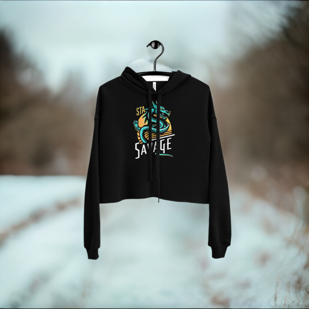 STA Primal Crop Top Hoodie