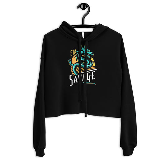STA Primal Crop Top Hoodie